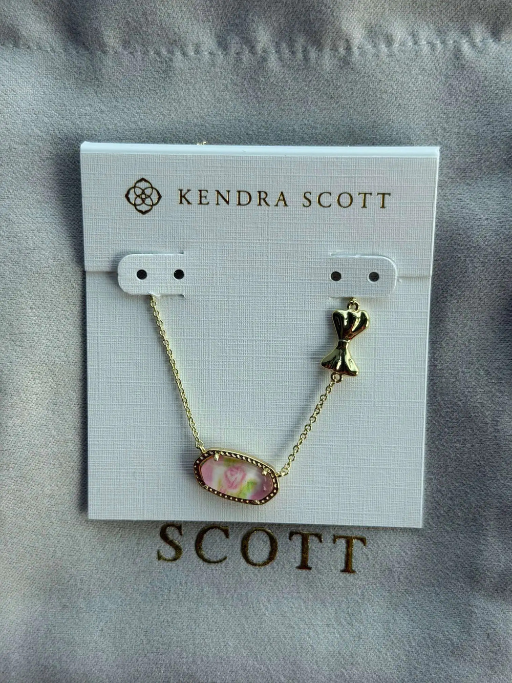 Kendra Scott Pink Pendant Necklace
